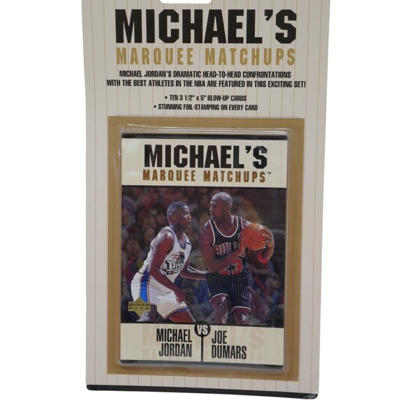 NEW SEALED Upper Deck 1997 Michael Jordan Marquee Matchups  Upper Deck 1997 Michael Jordan Marquee Matchups (10 Jumbo Cards) SEALED